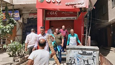 تطوير الشوارع المتفرعة من ترسا للانتهاء من المحاور البديلة للهرم (صور)