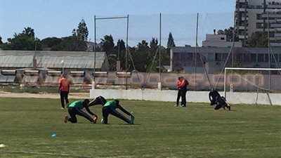 بالصور.. تدريبات المقاصة بمعسكر تونس استعدادا لأهلي طرابلس