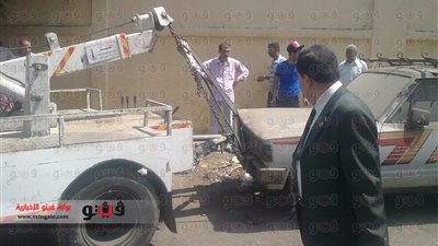 بالصور.. حليم: رفع السيارات المهملة بشبرا لتيسير الحركة المرورية