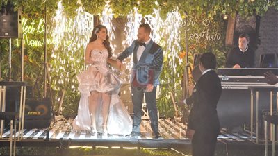 حفل خطوبة نجل الفنان ماجد المصري بحضور نجوم الفن (صور)