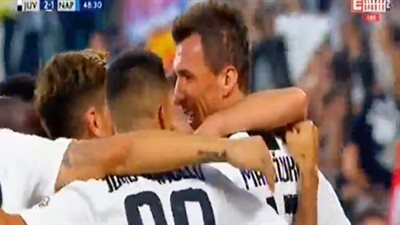 «ماندجوكيتش» يتقدم بهدف يوفنتوس الثاني في نابولي (فيديو)