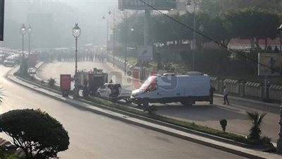 توقف الحركة المرورية بكورنيش الإسكندرية بسبب الاشتباه في جسم غريب