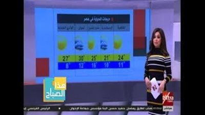 الأرصاد: طقس اليوم مائل للدفء.. والعظمى في القاهرة 24