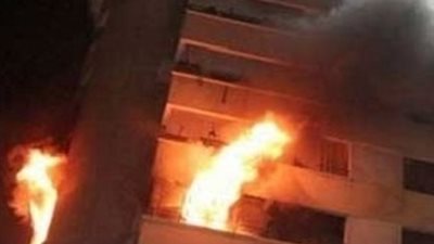 اختناق طفلين بسبب حريق داخل شقتهما بحلوان