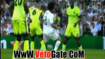 بالفيديو.. فاصل مهاري من «مارسيلو» أمام لاعبي المان سيتي