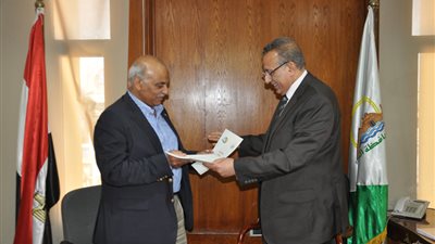 بروتوكول تعاون بين محافظة الجيزة وشركة المياه