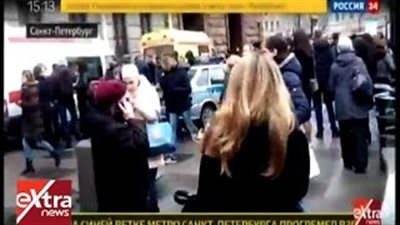 بالفيديو.. لحظة انفجار مترو الأنفاق بـ«سان بطرسبرج» في روسيا