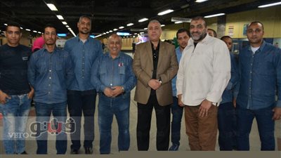 بالصور.. رئيس مترو الأنفاق يتفقد محطتي غمرة والعباسية