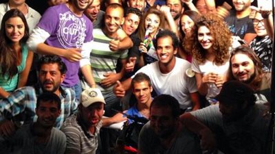 ميريام فارس تحتفل بانتهاء تصوير