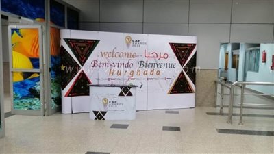 مطار الغردقة الدولى يستعد لاستقبال الوفود المشاركة فى حفل أفضل  لاعب بأفريقيا لـ 2019