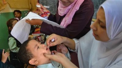 تطعيم 6301 طفل ضد شلل الأطفال والدرن في الوادي الجديد