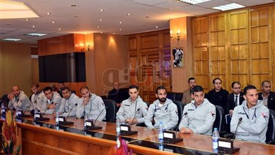 محافظ الشرقية يكرم فريق الهوكي لفوزه ببطولة أفريقيا (صور)