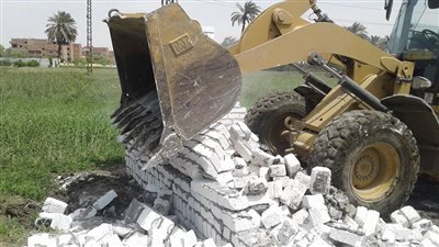 إزالة 153 حالة تعد على الآثار وأملاك الدولة خلال أسبوع في قنا