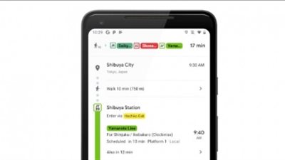 تحديث خرائط جوجل باستخدام عدد كبير من ميزات النقل العام الجديدة