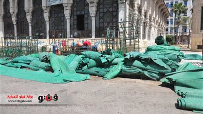 بالصور.. مساجد الإسكندرية تستعد لاستقبال شهر رمضان