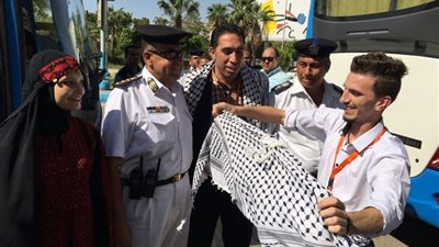 مسئولو وفد فلسطين في مهرجان الفنون: شعرنا بالأمان في مصر