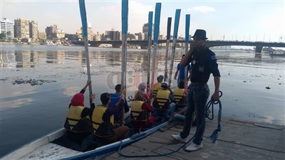 بالصور.. جوالة «الآثار» تنظم يوما ترفيهيا على ضفاف النيل