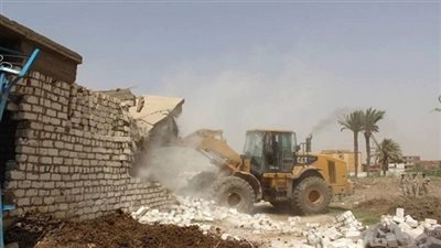 إزالة 44 حالة تعدٍ على أملاك الدولة والأراضي الزراعية في قنا