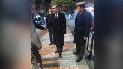 محافظ كفر الشيخ يتفقد دور العبادة المسيحية في ليلة رأس السنة | صور