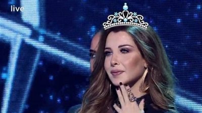 نانسي عجرم وراغب علامة يخطفان الأنظار في حفل ملكة جمال لبنان (صور)