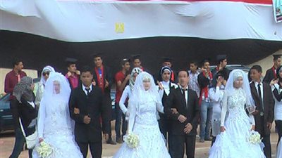 غدا.. حفل زفاف جماعي لـ 120 عريسا وعروسة يتيمة