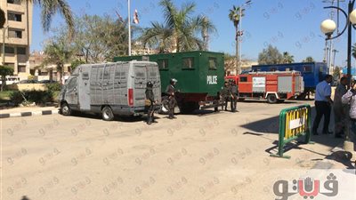 بالصور.. تشديدات أمنية قبل أولى جلسات محاكمة مغتصب «طفلة البامبرز»