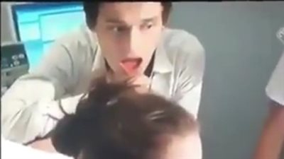 بالفيديو.. رد فعل رجل يحضر ولادة زوجته