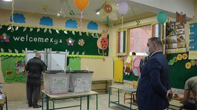 إقبال  ضعيف على اللجان الانتخابية بمدرسة الفؤاد بالجيزة في الفترة المسائية