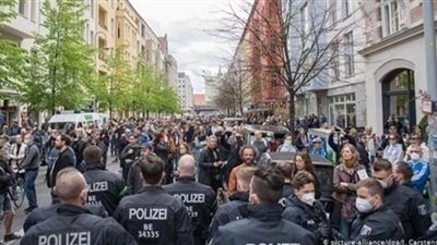 تظاهرات ضد قيود كورونا في لندن