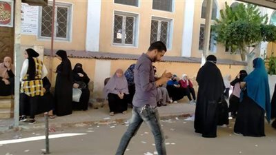 إقبال المواطنين على انتخابات النواب بالإسكندرية