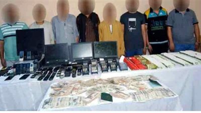 سقوط تشكيل عصابى  للنصب على المواطنين  بزعم الفوز بجوائز