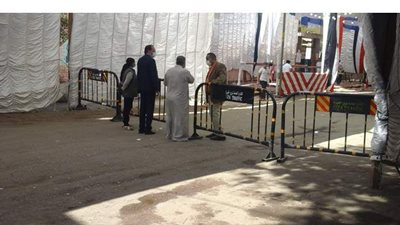 سلطات الأمن تفض تجمعًا لمندوبي مرشحي النواب بلجان الهرم