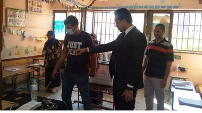 تعقيم مقار اللجان الانتخابية ضد فيروس كورونا فى الجيزة | صور