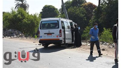 إصابة 6 أشخاص بحادث  على طريق مصر أسوان الزراعي | صور