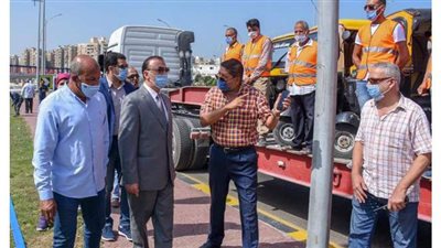 محافظة الإسكندرية تتحفظ على  ٢٣٨ مركبة مخالفة متنوعة على محور المحمودية