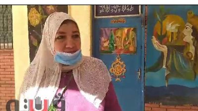 ناخبة أمام لجنة بالجيزة: 