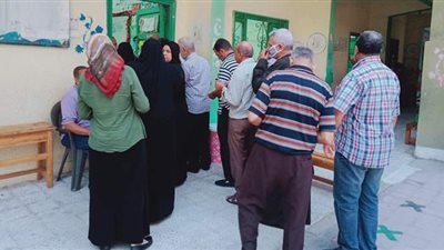 إقبال كثيف للسيدات على اللجان الانتخابية فى الإسكندرية قبل غلق صناديق الاقتراع