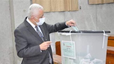 وزير التربية والتعليم يدلي بصوته في انتخابات مجلس النواب | صور