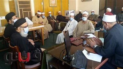 وفد مطرانية بورسعيد يهنئ الأوقاف بمناسبة المولد النبوى الشريف | صور