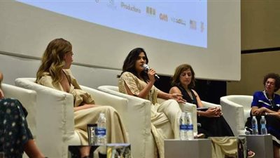 ريشا تشادا فى ندوة تمكين المرأة بالجونة: النساء أصبحن بطلات أفلام بوليوود