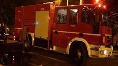 انتداب المعمل الجنائي لبيان سبب حريق مخبز سياحي بأطفيح