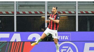 إبراهيموفيتش يحرز أسرع أهدافه في الكالتشيو بقميص ميلان