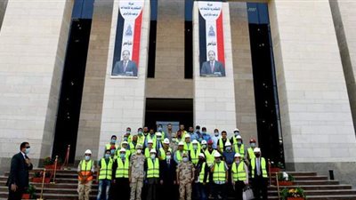 وزير البترول يتفقد مقر الوزارة الجديد بالعاصمة الإدارية لمتابعة تقدم التنفيذ