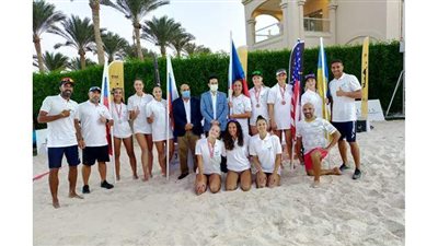 السياحة تختتم استضافة بطولة الكرة الطائرة الشاطئية الدولية