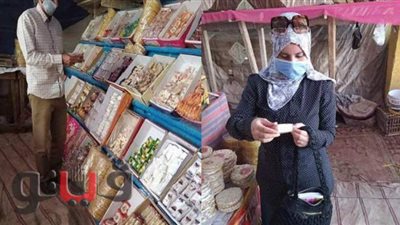 مراقبة الأغذية توجه حملات على معارض حلوى المولد النبوي ببني سويف