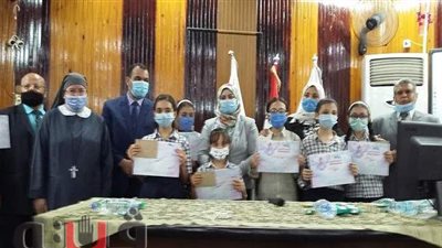 «تعليم بني سويف» تكرم المدارس والطلاب الفائزين في مسابقات المكتبات | صور