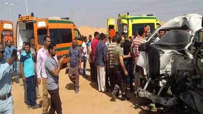 إصابة 6 أشخاص فى حوادث طرق متفرقة بالمنيا