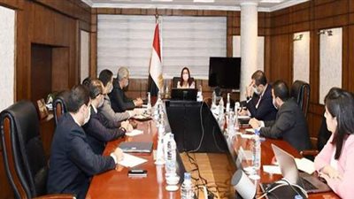وزيرة التخطيط تلتقي رئيس هيئة الشراء الموحد