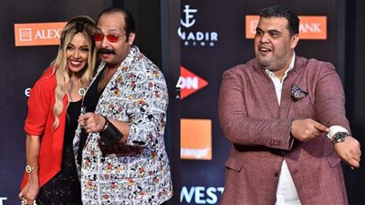 وصلة هزار لأحمد فتحي ومحمد ثروت على ريد كاربت فيلم 