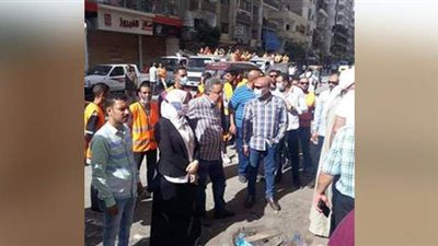 حملة إزالة مكبرة فى الإسكندرية لنقل الباعة الجائلين لسوق الثلاثين